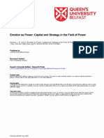 Emotion As Power. Capital and Strategy in The Field of Power