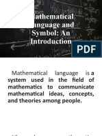 Mathematical Language and Symbol