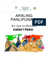 Araling Panlipunan Learning Packet g8 q4f 1