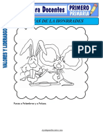 Fichas de La Honrradez para Primero de Primaria