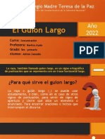 El Guion Largo - 5to Grado