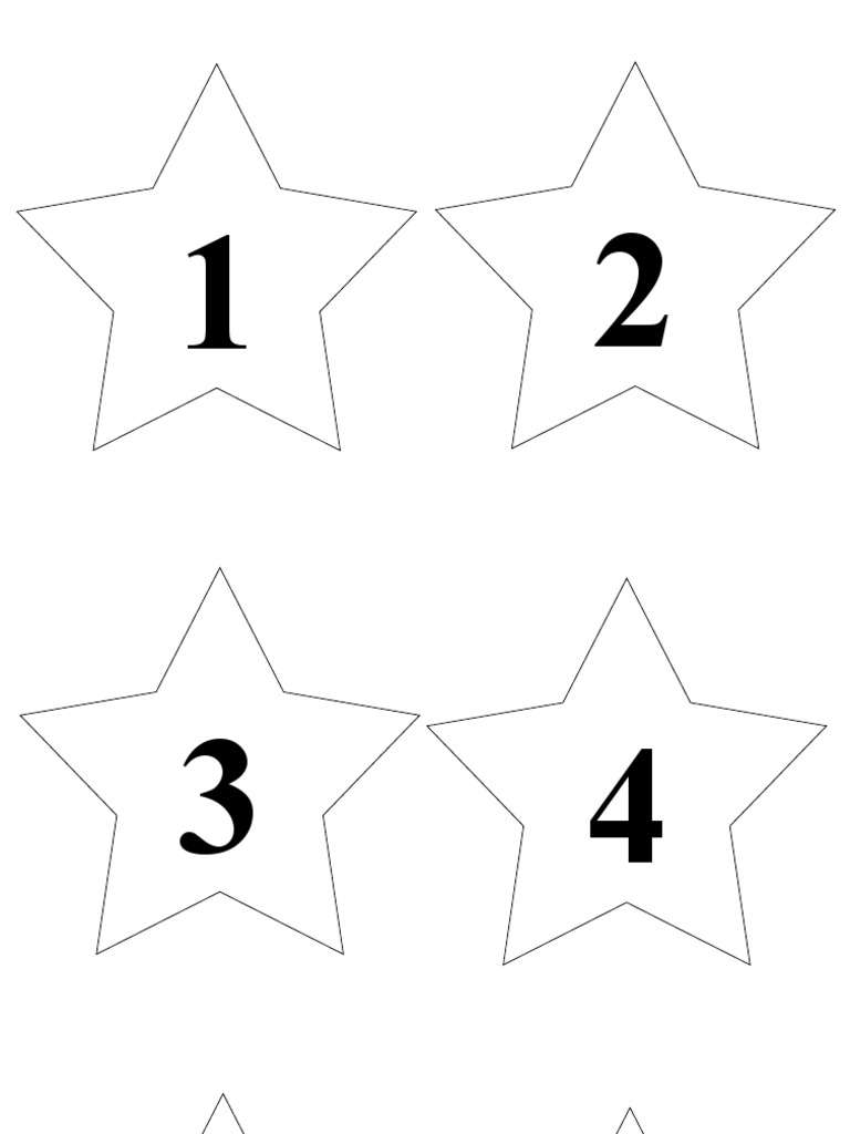 Kartu Angka Bintang | PDF