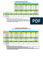 Daftar Pelajaran Kelas I