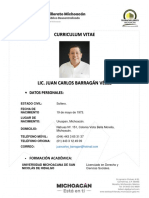 Curriculum Juan Carlos Barragán Vélez