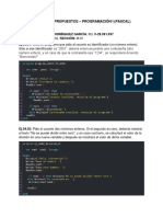 Ejercicios propuestos de programación en Pascal (menos de