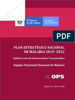 Plan Estrategico Malaria