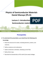 1-Introduction To Semiconductor Materials