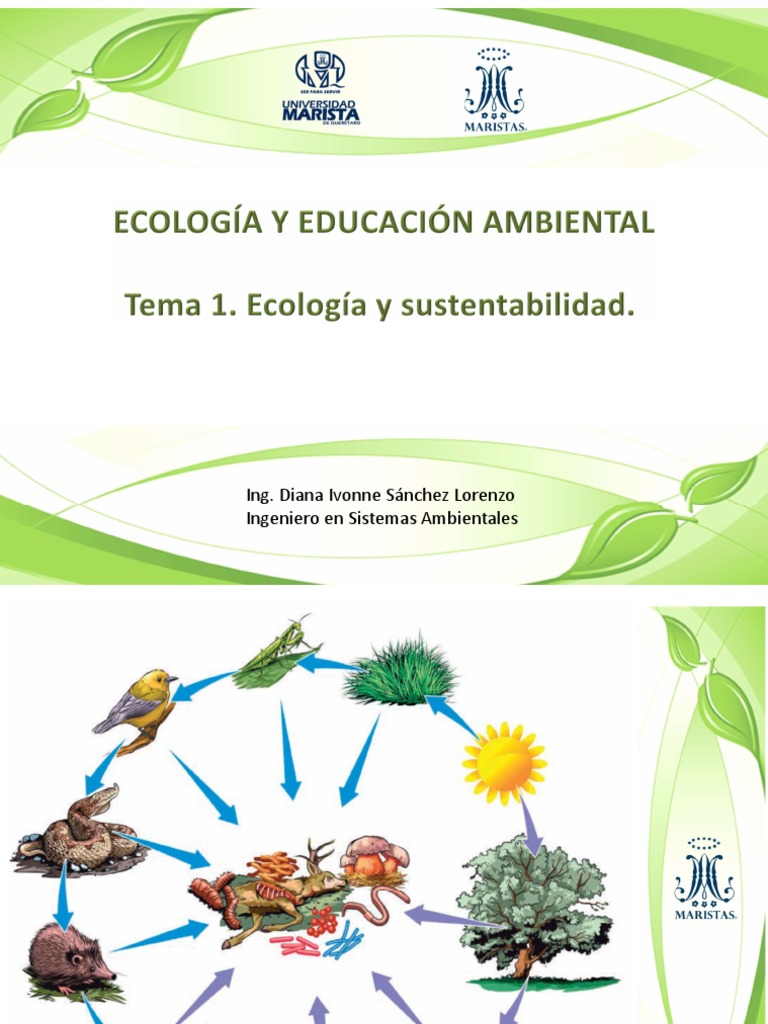 Ecología 1 | PDF | Ambientalismo | Entorno natural