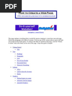 How To Create Web Page