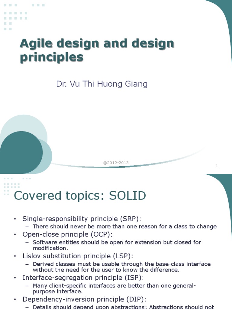 SOLID Principles Explained | PDF | Method (Computer Programming ...
