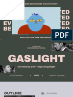 Presentation Slit About Gaslight