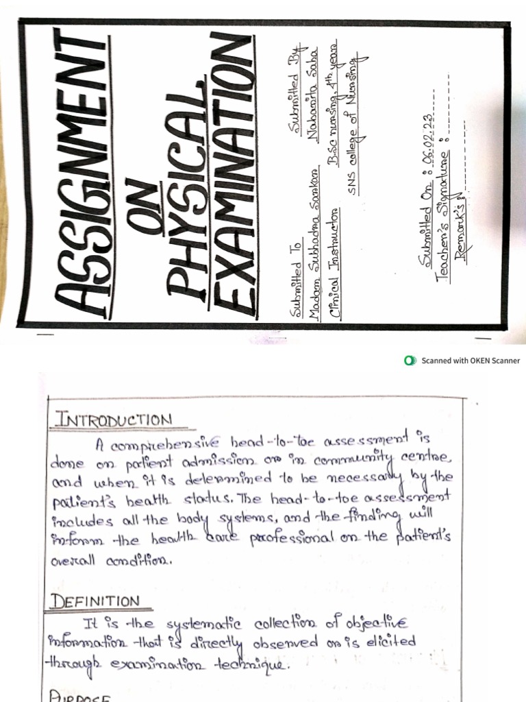 Physical Examination PDF