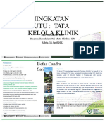 01 PENINGKATAN MUTU TATA KELOLA KLINIK - April 2022