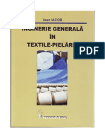 Inginerie Generala in Textile Pielarie