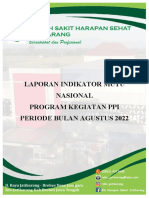 Laporan Indikator Mutu Nasional Agustus 2022