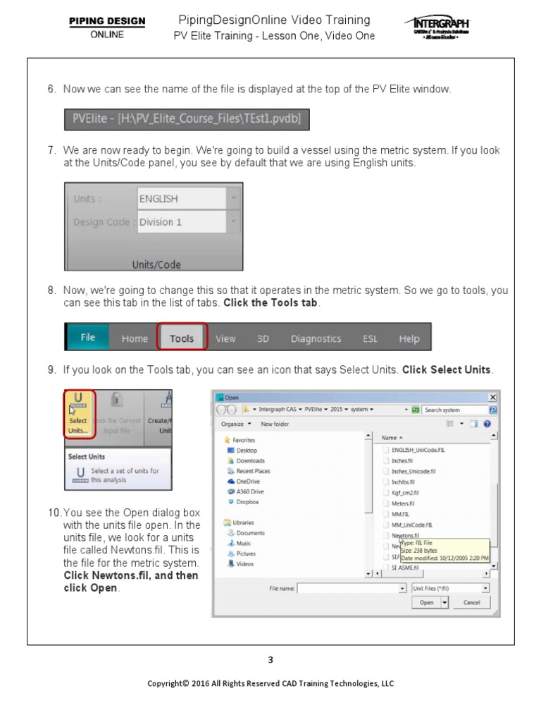 Pages From Modeling With PV Elite Lesson Guide - Part3 | PDF | Business ...