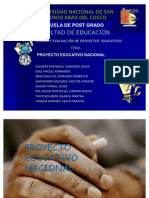 proyecto educativo nacional