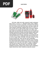 Fungsi dan Cara Kerja LAN Tester | PDF | Komputer