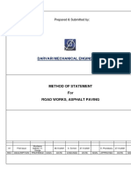 16.11.2021 - Method Statement - Road Works