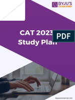 Cat 2023 Study Plan 11