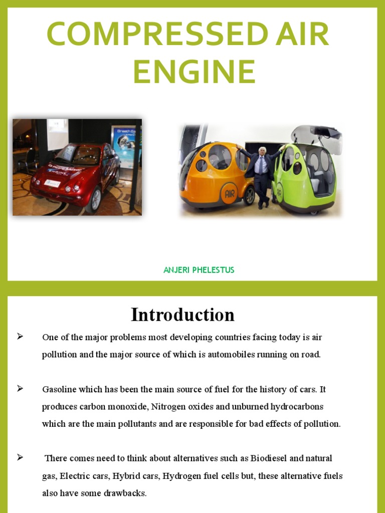 Compressed Air Vehicle 2 PDF Engines Internal Combustion Engine
