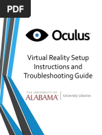 Virtual Reality Setup Instructions and Troubleshooting Guide