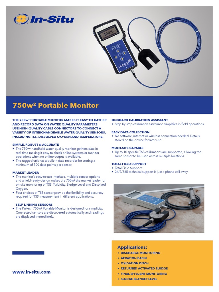 750w Monitor English PDF PDF Water Quality Computer Engineering