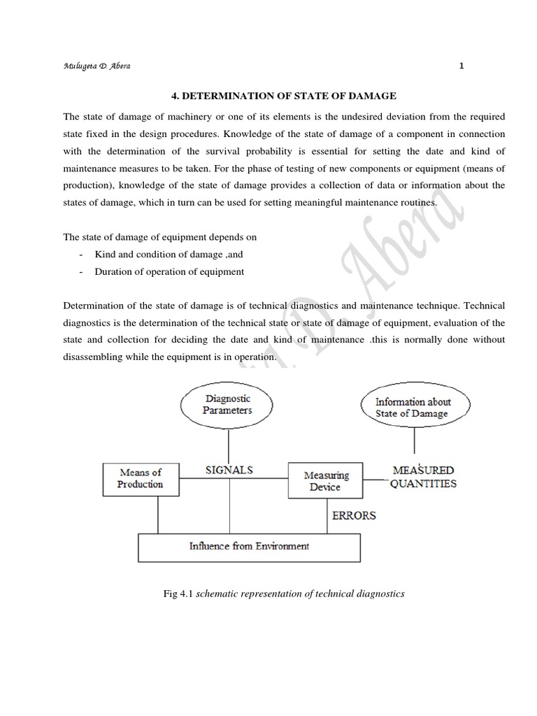 Determining Equipment Condition Through Potential Failure Analysis and