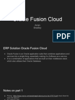Oracle Fusion Cloud ERP Solution