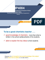 SIP4004 - Learning Theories Effective Strategies For Teaching Chemistry - Week 3