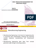 Topic 2 Manufacturing Engineering