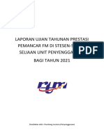 Laporan Ujian Tahunan Prestasi Pemancar FM (2020)