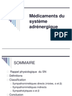 Medts Adrenergiques