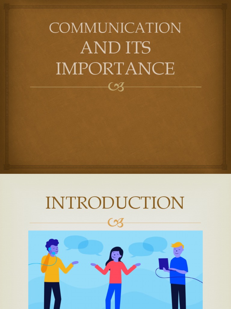 Communication and Its Importance PDF Communication Nursing