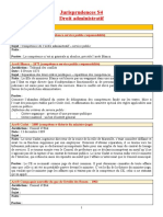 Jurisprudences S4 - Droit Administratif