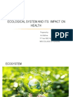 Ecological System and Its Impact On Health