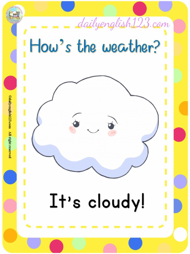 Weather Vocabulary | PDF