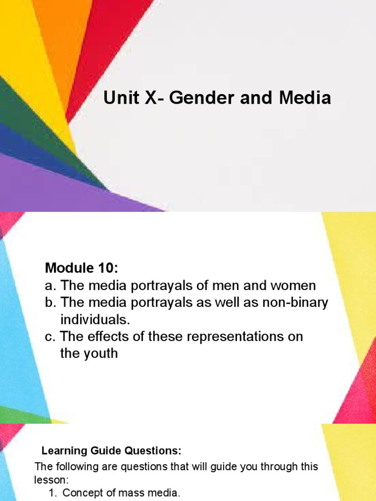 Media's Impact on Gender Identity | PDF | Socialization | Gender