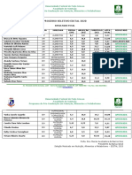 Resultado Final do Processo Seletivo 2020