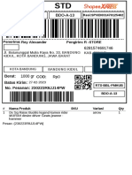 S - Label Pengiriman - Reguler - 1