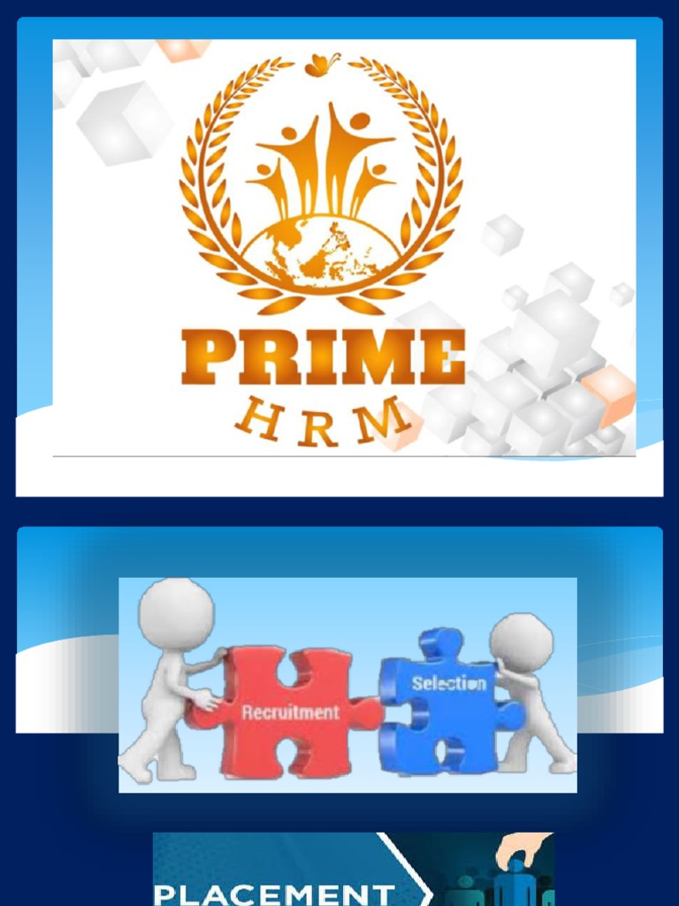 Prime HRM Recruitment Selection and Placement PDF Recruitment