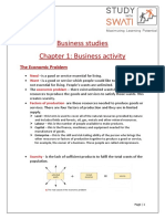 Section 1 Unit 1 Business Activity