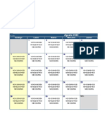 Itinerario Agosto 22