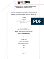 Work Engagement and Job Satisfaction of Selected Employees in Shopee: A Basis for an Improvement Plan