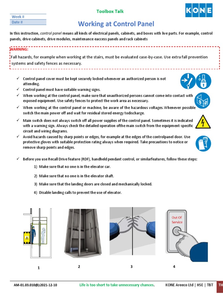 Control Panel Safety Guidelines | PDF | Home & Garden | Technology ...