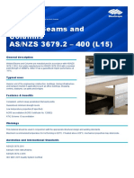 ASNZS 3679 - 2 400 (L15) Welded Beam and Columns Datasheet Apr 2020