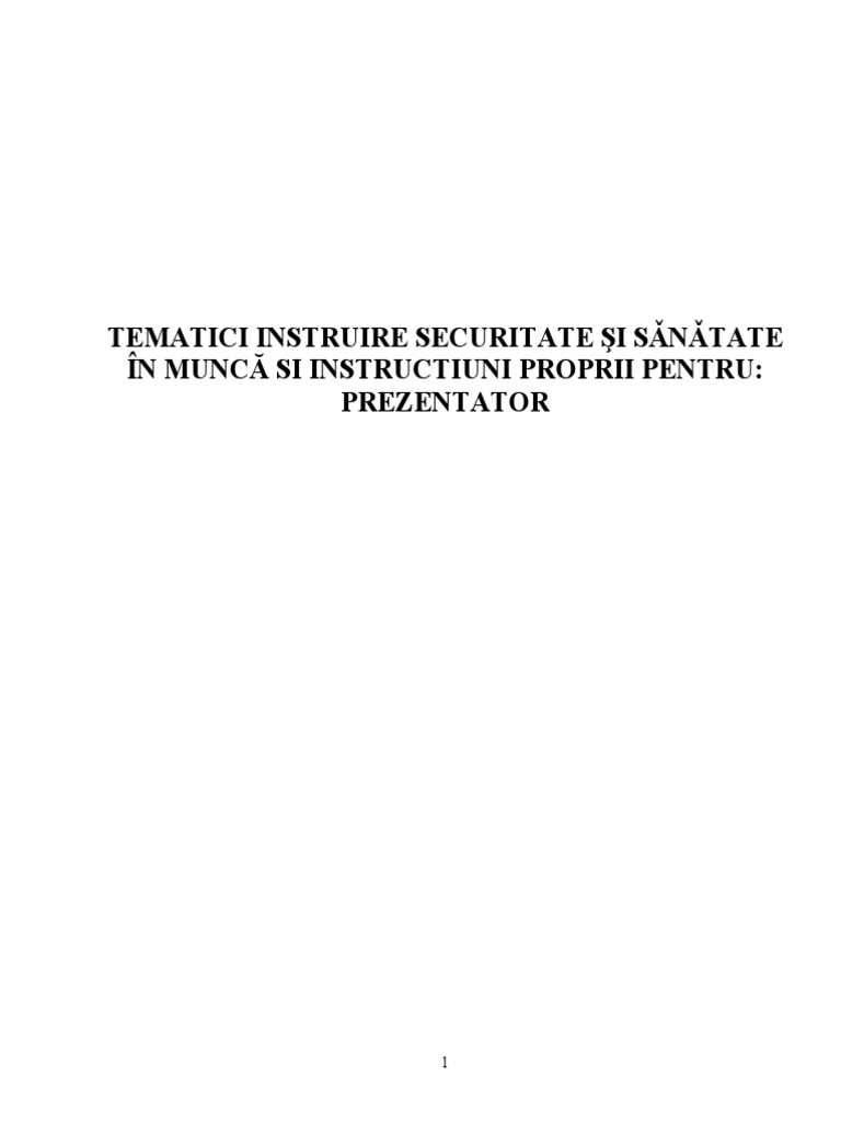 INSTRUCTIUNI Si TEMATICI SECRETARA | PDF