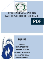 Origem e Evolução Dos Partidos Políticos No Brasil