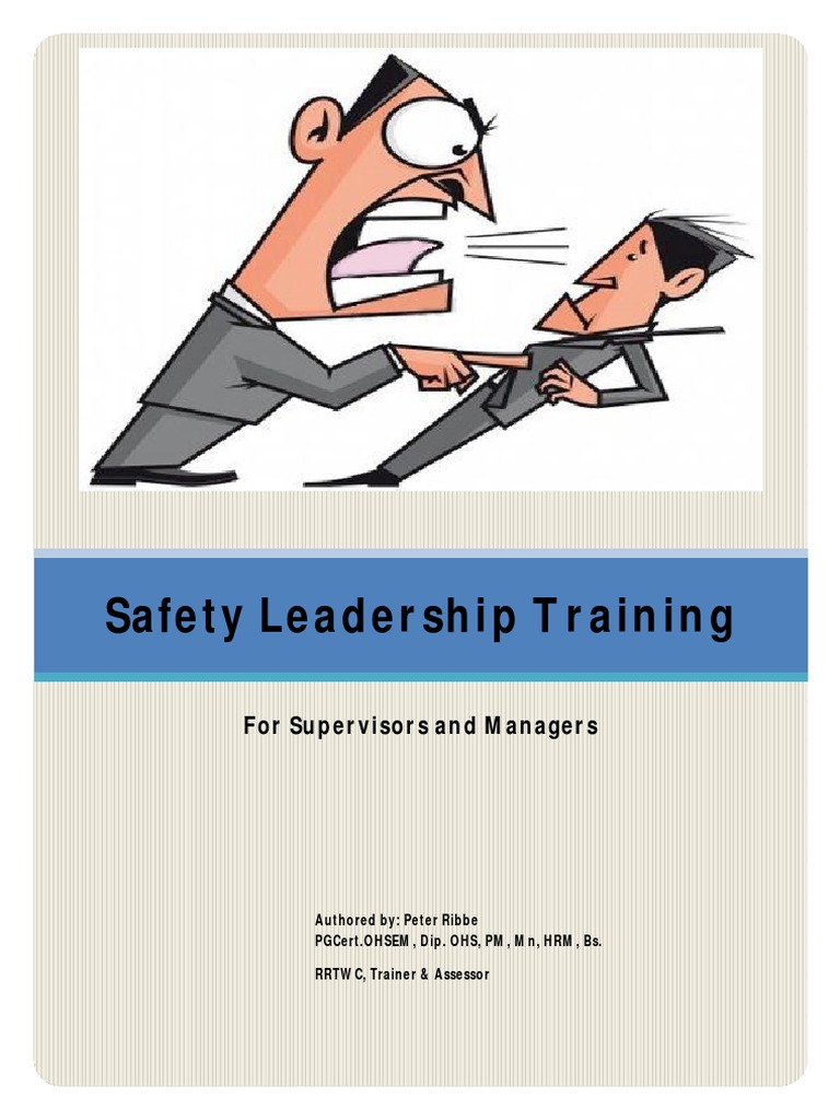 Safety Leadership Training Download Free Pdf Safety Supervisor