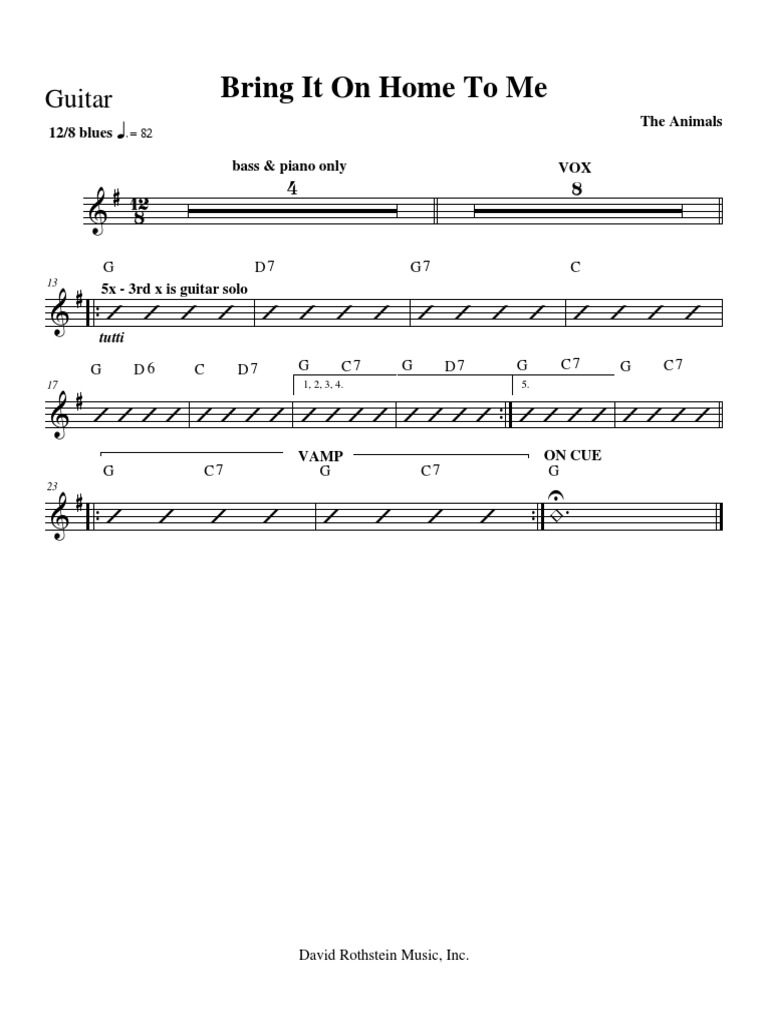 Bring it on home to me guitar pdf